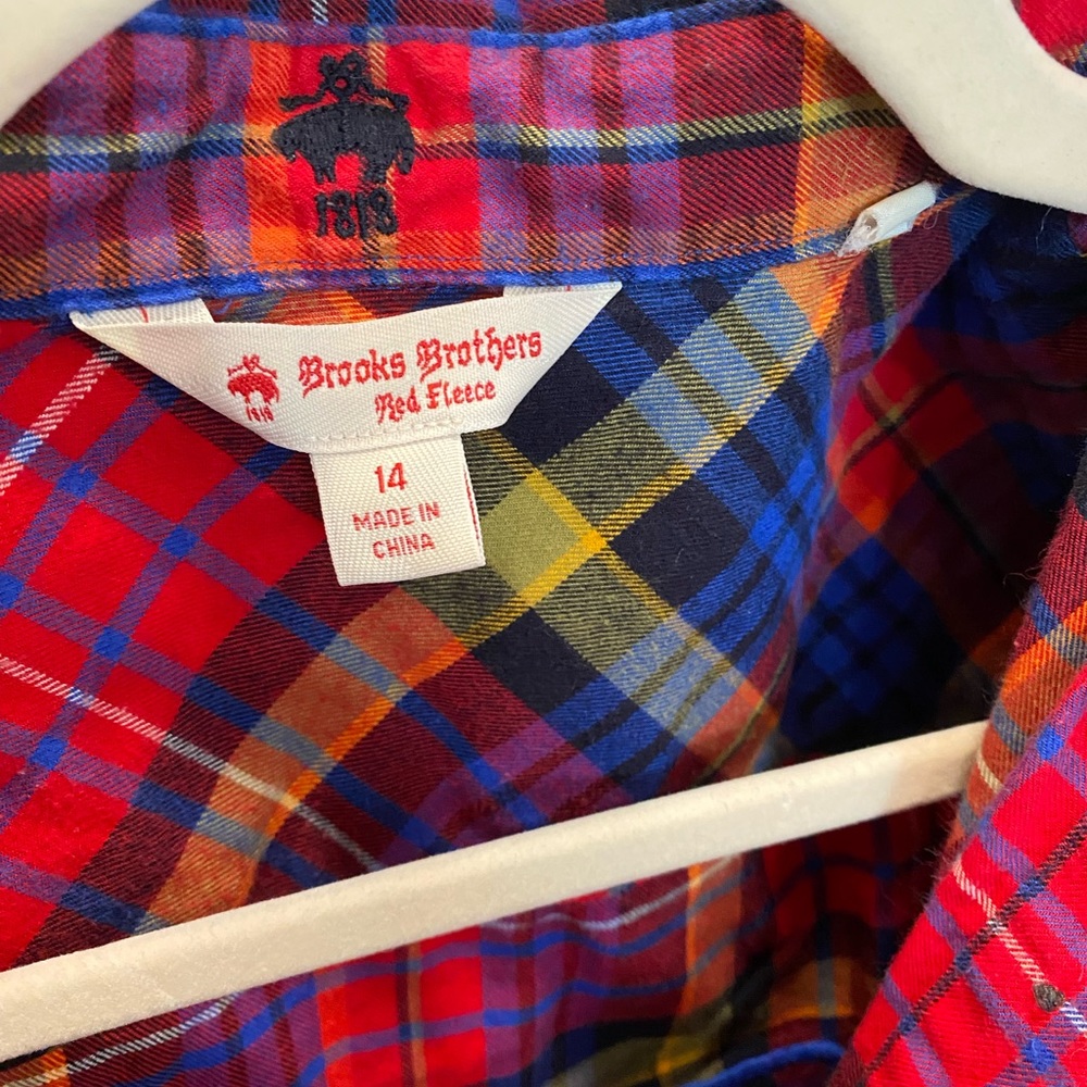 Iconic Head of the Charles Brookes brothers flannel